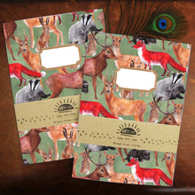 Load image into Gallery viewer, Sylvan Forest Animals Print Lined Journal