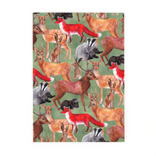Load image into Gallery viewer, Sylvan Forest Animal Print Postcard