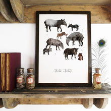 Load image into Gallery viewer, Candle of Tapirs Art Print