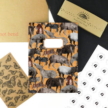 Load image into Gallery viewer, Candle of Tapirs Print Notebook