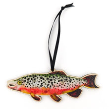 Load image into Gallery viewer, Flumens Trout Wooden Hanging Decoration