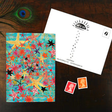 Load image into Gallery viewer, Asterozoa Starfish Print Postcard