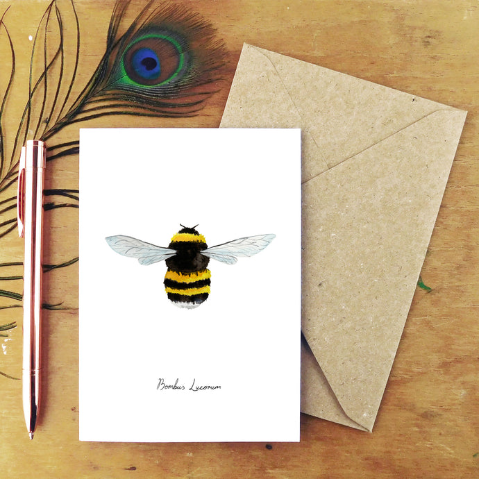Mellifera Bumble Bee Greetings Card