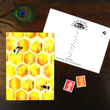 Load image into Gallery viewer, Mellifera Honeybee Postcard
