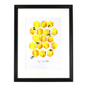Mellifera Honeybee Art Print