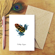 Load image into Gallery viewer, Dendrobatidae Poison Dart Frog Greetings Card