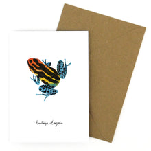 Load image into Gallery viewer, Dendrobatidae Poison Dart Frog Greetings Card