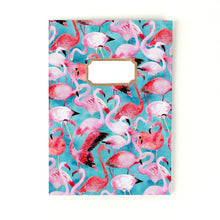 Load image into Gallery viewer, Flamboyance of Flamingos Print Notebook