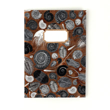 Load image into Gallery viewer, Ammonoidea Fossil Print Notebook
