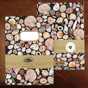 Mollusca Seashell Print Lined Journal