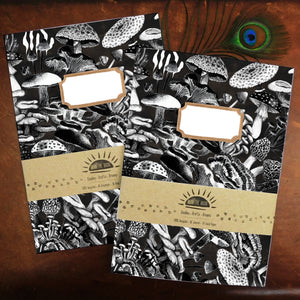 Mushroom Print Journal and Notebook Set