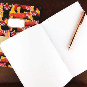 Pack of Red Pandas Print Journal and Notebook Set
