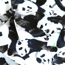 Load image into Gallery viewer, Embarrassment of Pandas Print Silk Amelia Aviator Scarf