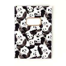 Load image into Gallery viewer, Embarrassment of Pandas Print Notebook