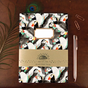 Improbability of Puffins Print Journal and Notebook Set