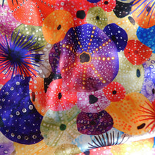 Load image into Gallery viewer, Echinozoa Sea Urchin Print Silk Scarf